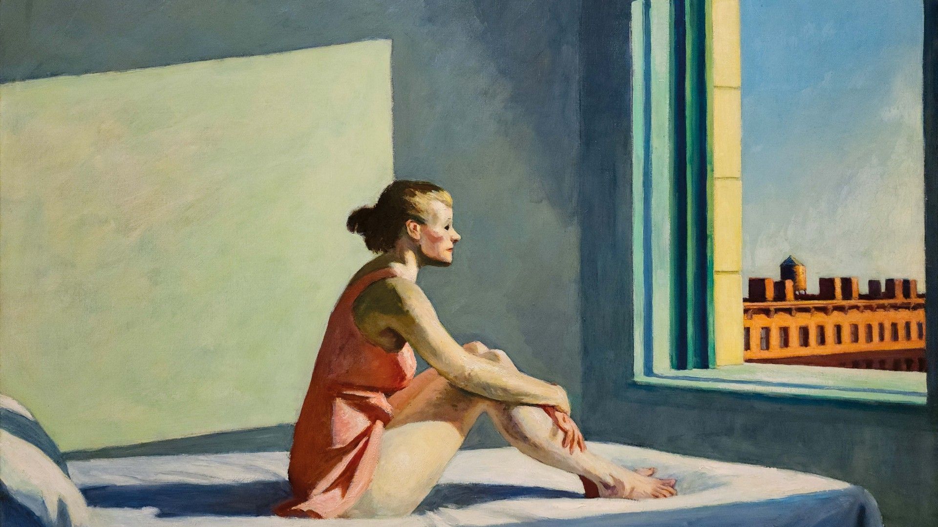  &ldquo;Morning Sun&rdquo;. 
Il dipinto di Edward Hopper del 1952, conservato presso il Columbus Museum of Art a Columbus, in Ohio, Stati Uniti. 