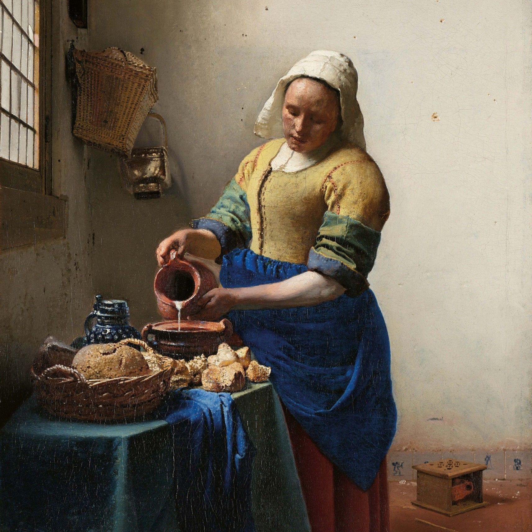  &ldquo;La Lattaia&rdquo; 
dipinta da Johannes Vermeer tra il 1658 e il 1660, conservata al Rijksmuseum di Amsterdam. 