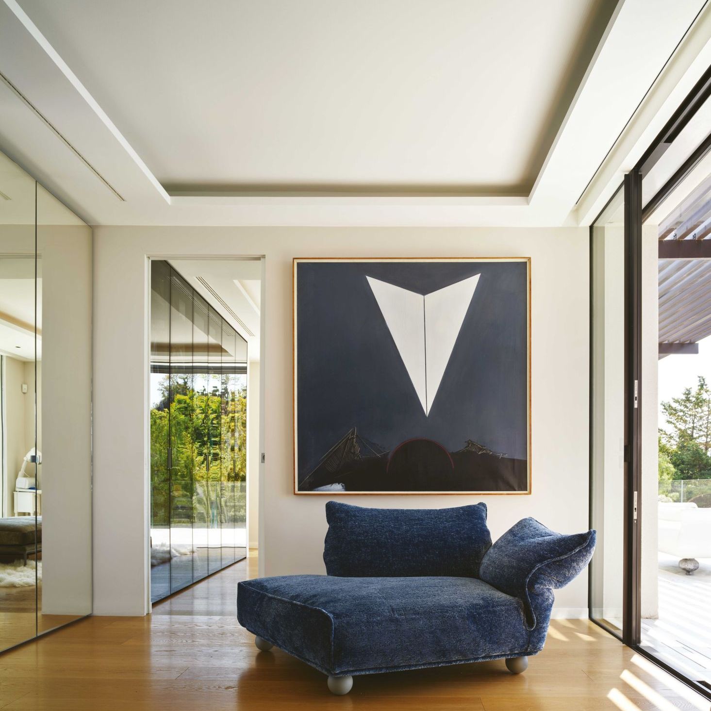   Standway . La dormeuse crea un&rsquo;area relax nell&rsquo;ampia zona notte. 
